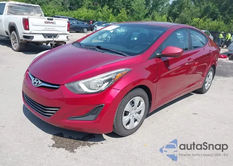 2016 Hyundai Elantra Se из США, поврежденный, VIN 5NPDH4AE9GH711804